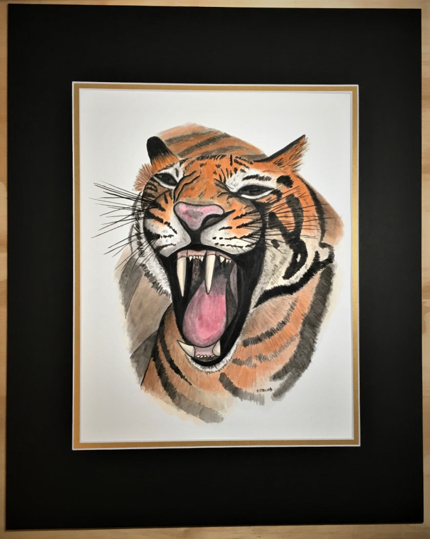 Tiger, Watercolor