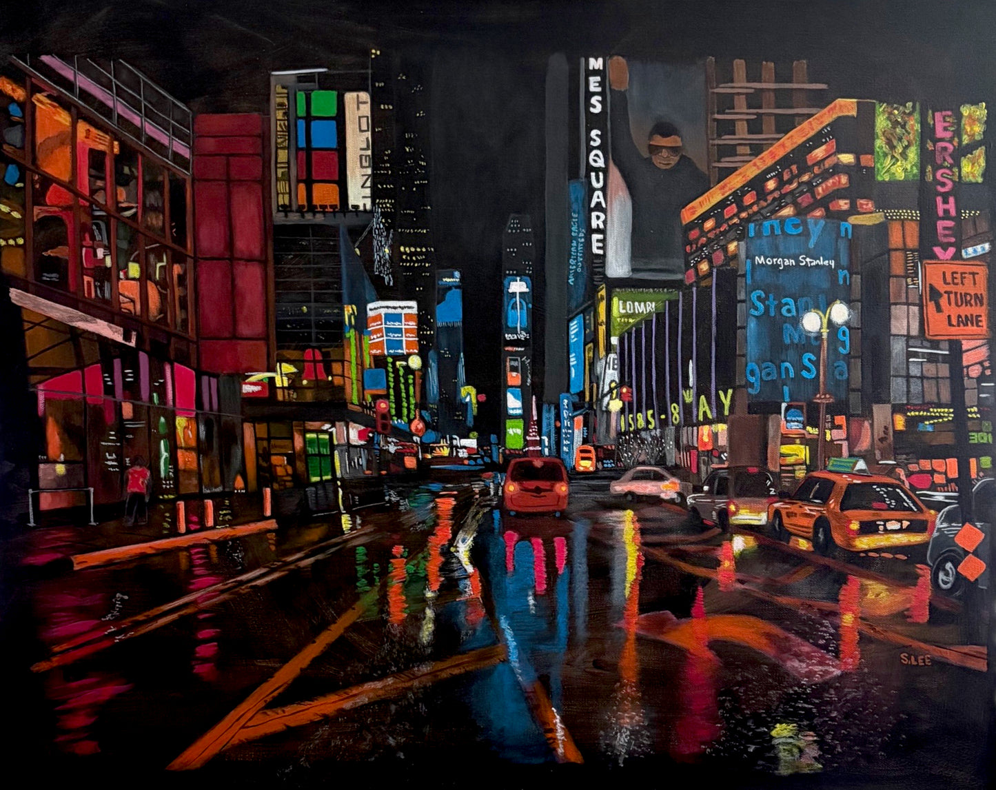 Reflections of City Rain