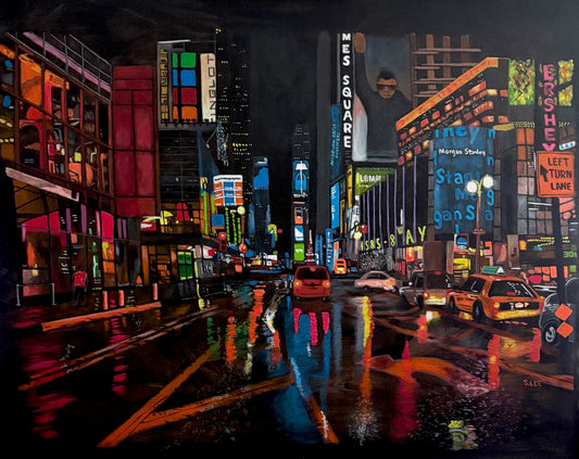 Reflections of City Rain